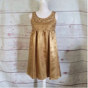 Urban Outfitters Andersen & Lauth (Sz Sm) Gold Shift Dress